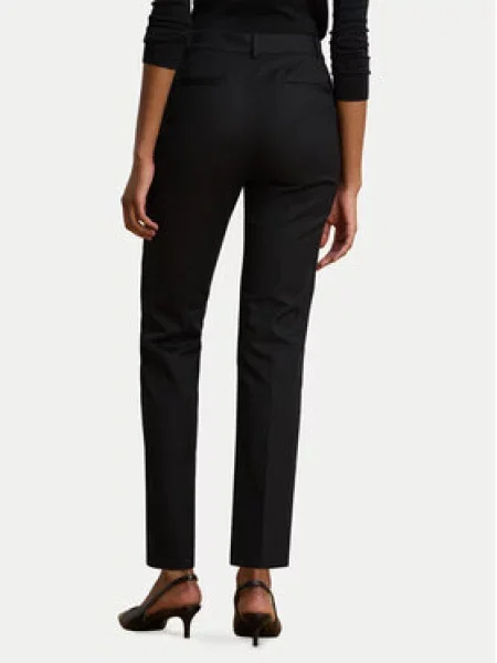 Kalhoty z materiálu LAUREN RALPH LAUREN černé