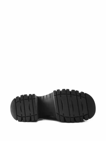 Botine Altercore cu șireturi din dantelă chunky negru