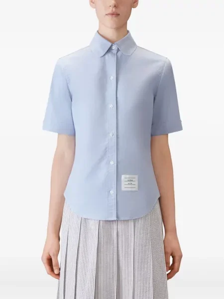 Cămașă Thom Browne scurtă albastru