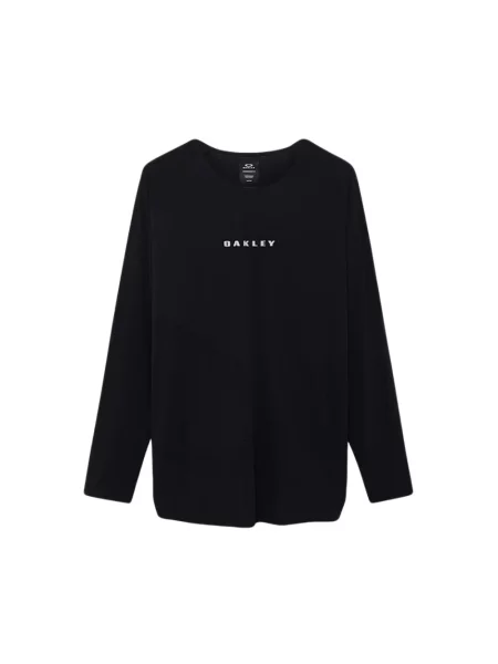 Bluzka z długim rękawem Oakley czarna