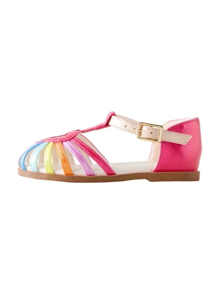 Next Sandale deschis / galben / lila / roz închis albastru