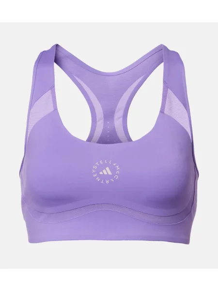 Sutien Adidas By Stella Mccartney cu autograf violet