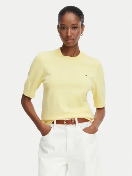 Tommy Hilfiger Megztinis Šviesiai geltona