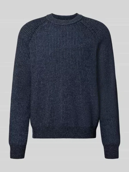 Sweter w kroju regular fit z mieszanki wełny model Kepler' Boss Orange pomarańczowy