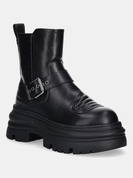 Buffalo Botine Dione Biker Boot Mid negru