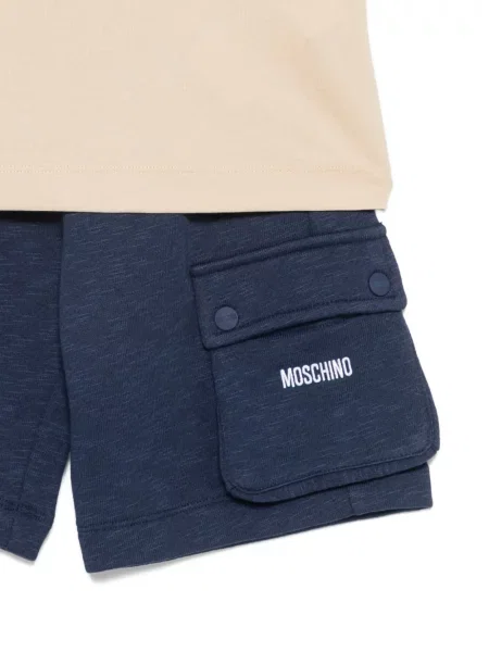Koszulka dziecięca Moschino niebieska