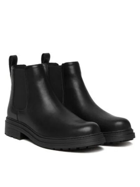 Clarks Členková obuv s elastickým prvkom Lane čierna