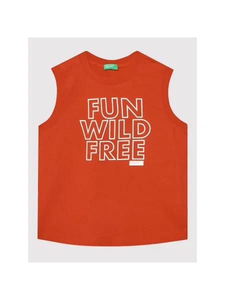 Majica United Colors Of Benetton rdeča