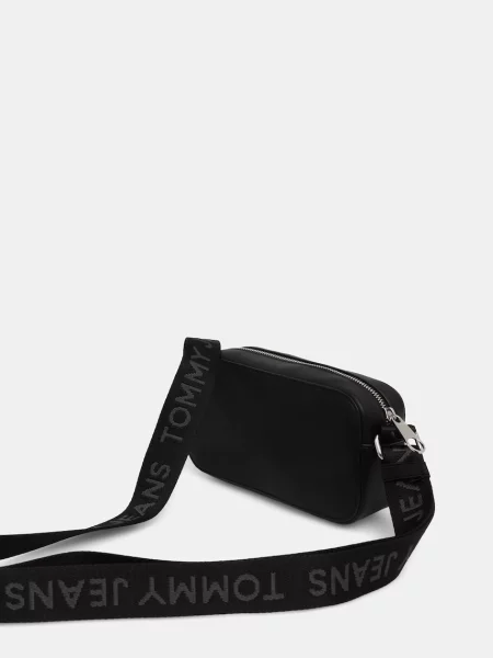 Tommy Jeans Geantă de umăr roșu intens alb negru