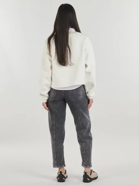 Hanorac crewneck The North Face alb