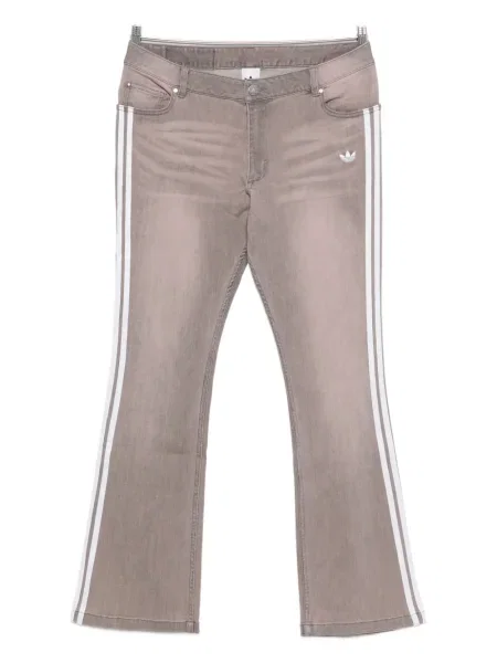 Панталон Adidas на райета бродирани черно