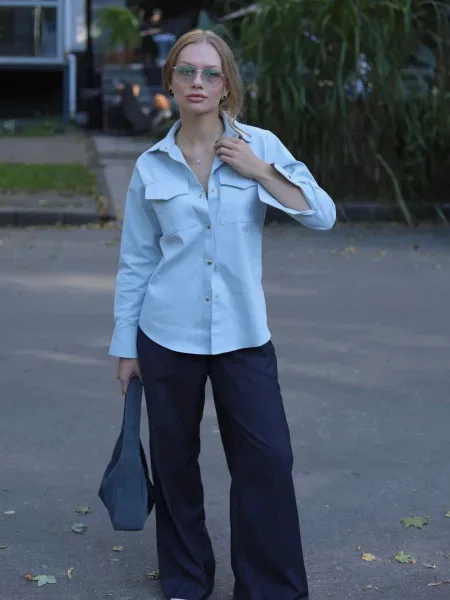 Сорочка KAZKOVA блакитний