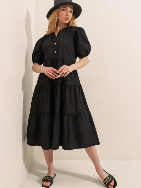 Sukienka jeansowa Bigdart czarna