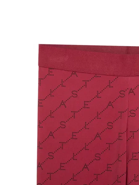 Legginsy dziecięce Stella Mccartney czerwone