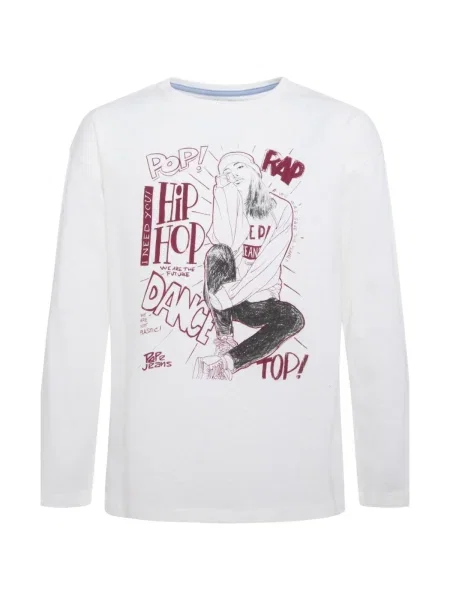Tricou copii Pepe Jeans alb