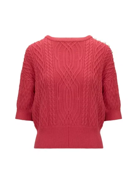Sweter Elisabetta Franchi czerwony