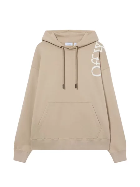 Hanorac cu glugă Off-white alb