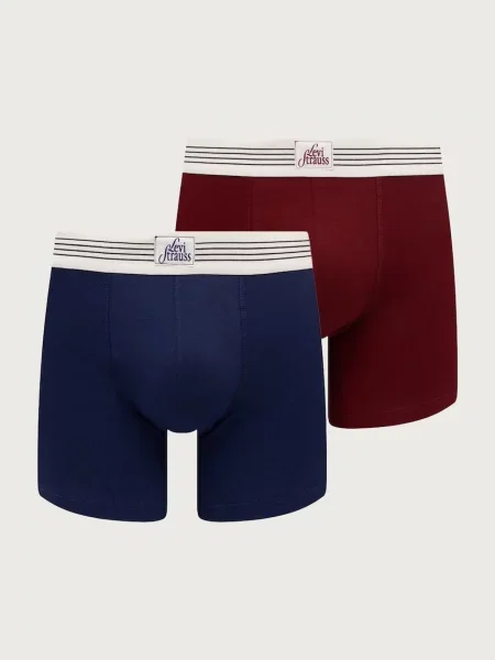 Levi's boxerky dámské s bavlnou červené
