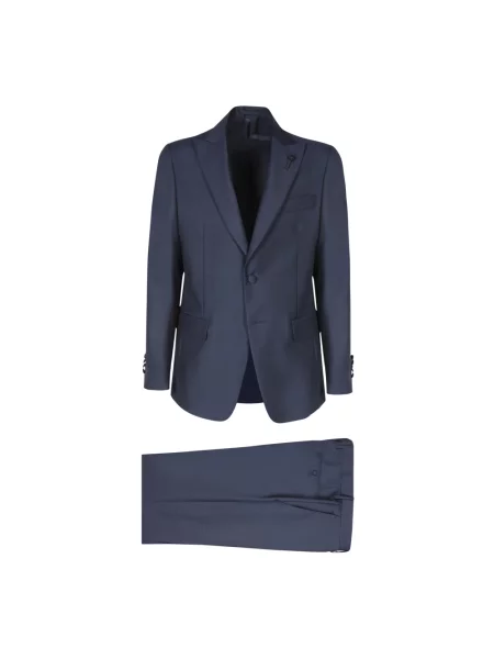 Garnitur Lardini wełniany niebieski