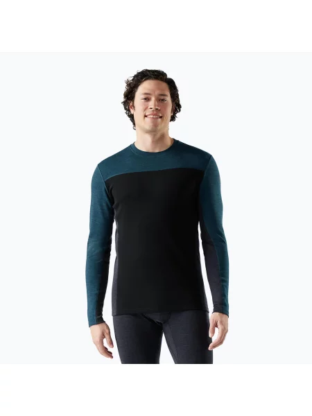 Классическое термобелье Smartwool из шерсти мериноса с длинным рукавом черное