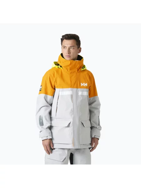 Geacă de navigație pentru bărbați Helly Hansen Pier ignite orange portocaliu