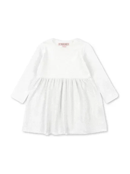 Konges Sløjd Dívčí šaty LOLA DRESS GRS bílé