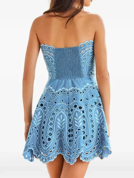 Костюм мини рокля Charo Ruiz Ibiza синьо