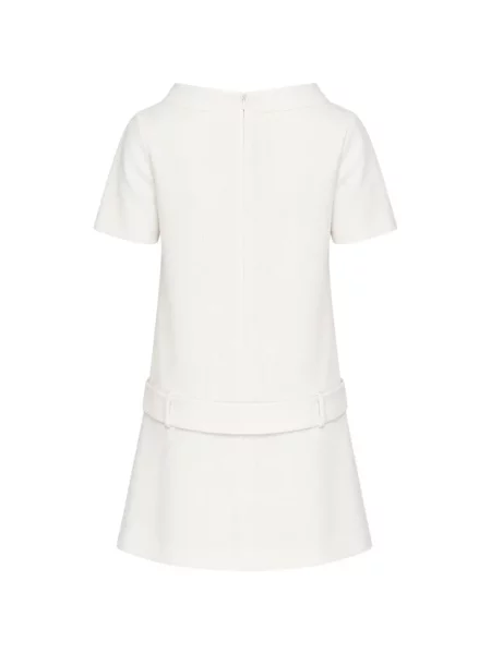 Rochie mini Shushu/tong cu funde alb