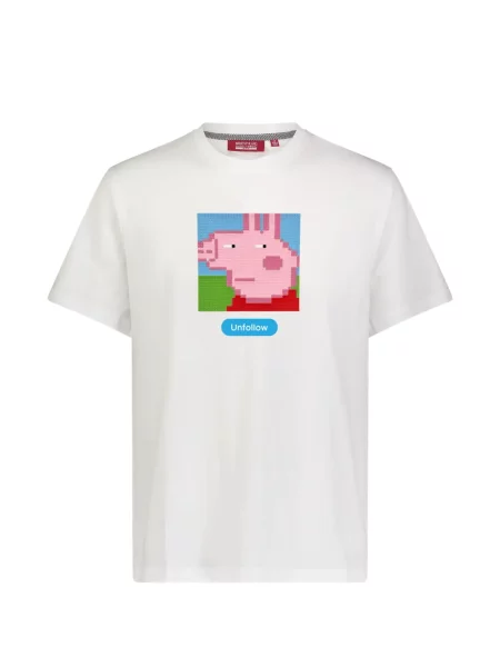Tricou Mostly Heard Rarely Seen 8-bit cu imagine alb