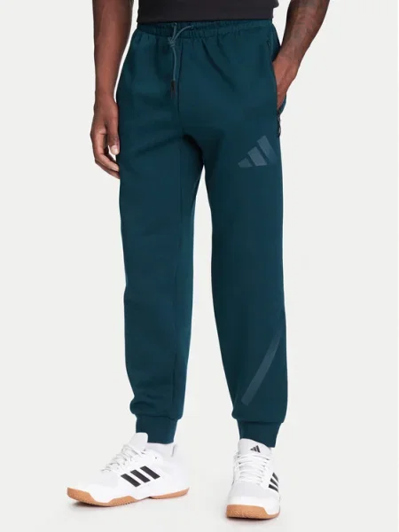 Adidas pantaloni de trening x Z.N.E cu imprimeu verde