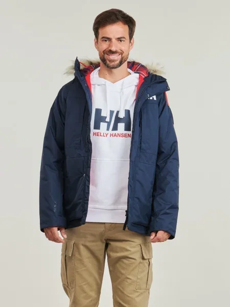 Parka Helly Hansen tmavo modrá