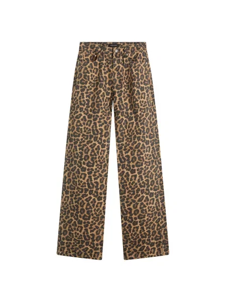 Jeansy Anine Bing w panterkę