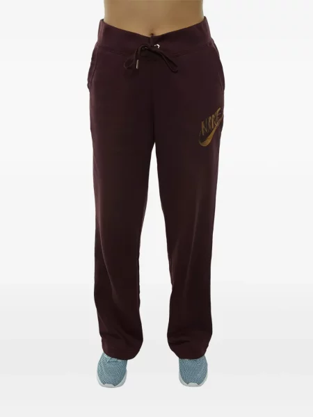 Haftowane okulary przeciwsłoneczne Nike do biegania płócienne czerwone