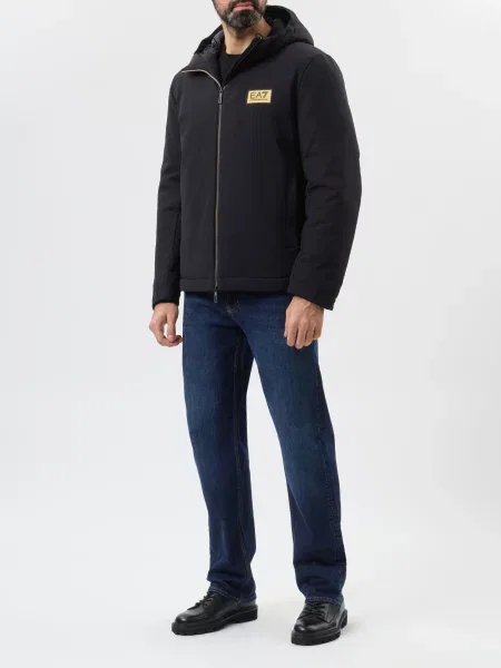 Куртка Ea7 Emporio Armani чорна
