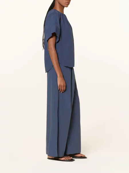 Weekend Max Mara Spodnie Marlene Benda blau
