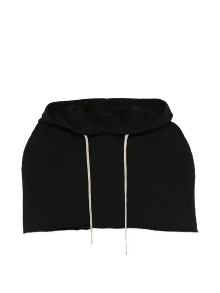 Hoodie Rick Owens Drkshdw με κορδόνι μαύρο