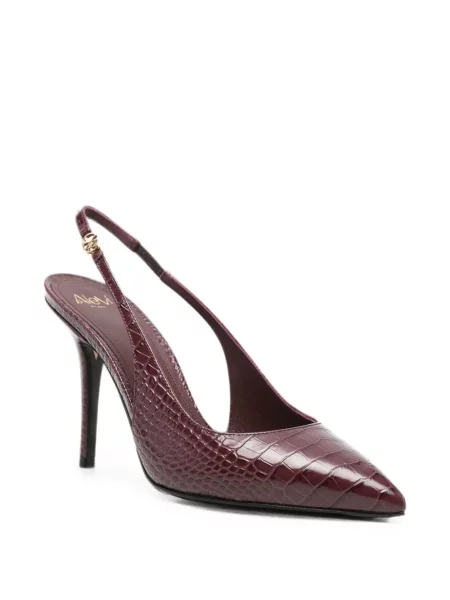 Pantofi cu toc Alevì slingback roșu