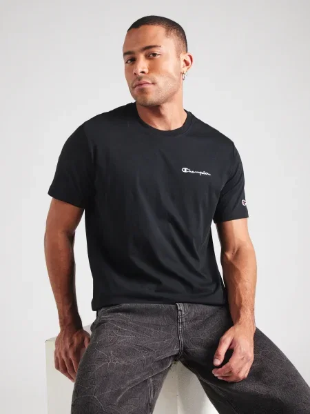Champion Authentic Athletic Apparel Tricou negru alb