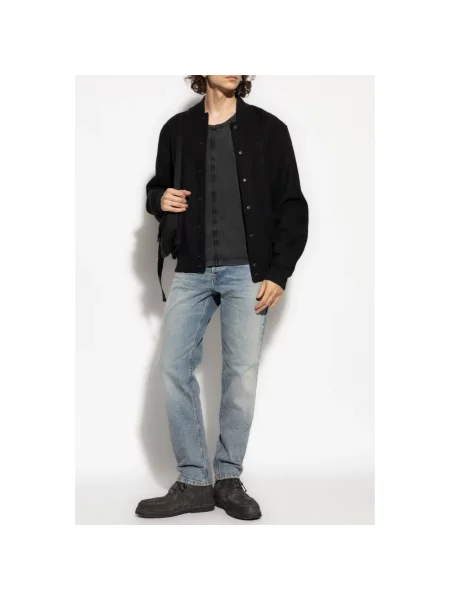 Diesel Kurtki Mężczyzna XL Wełna J-Arry Bomber Jacket czarny