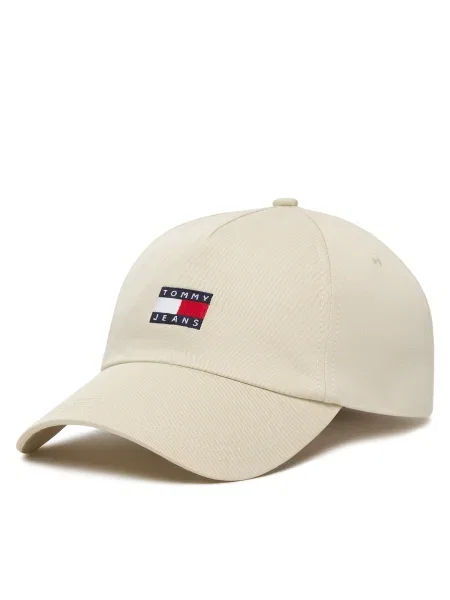 Tommy Jeans čiapka so šiltom dámska béžová