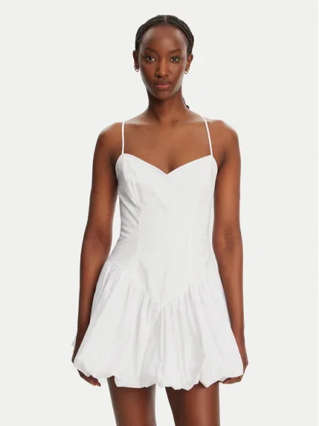 BARDOT Rochie cocktail Lissett Poplin alb