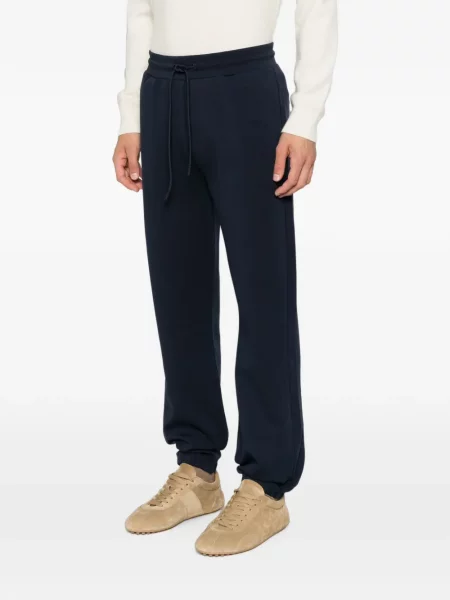 Pantaloni Woolrich alergare cu cordon albastru