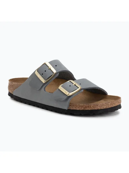 Дамски чехли BIRKENSTOCK Arizona LEOI Narrow basalt gray сиво