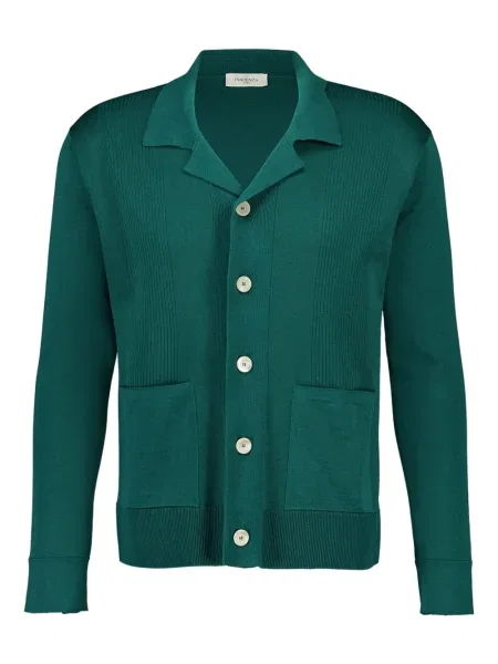 Kašmírová košile Piacenza Cashmere zelená