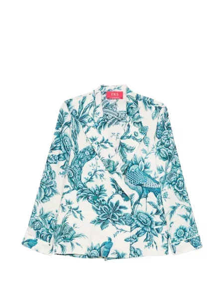 Jedwabna koszula F.r.s For Restless Sleepers biała