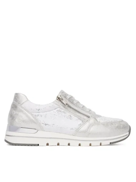Remonte Sneakersy strieborná
