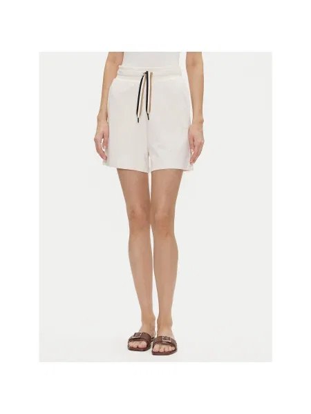 BOSS Rövid pizsama nadrág Cp Stripe_Shorts Ekru Relaxed Fit