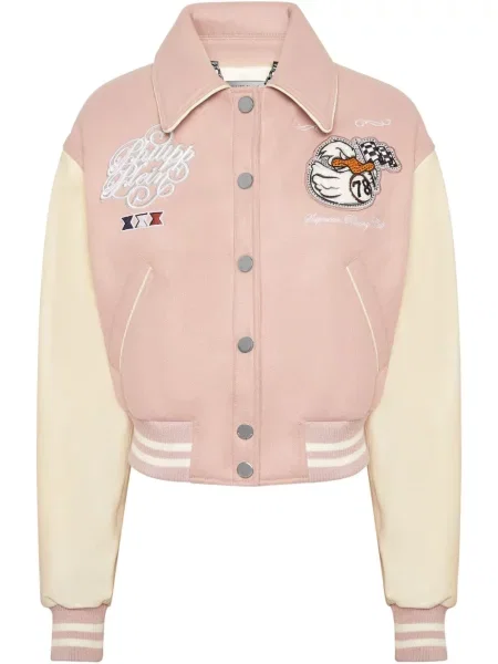 Kurtka bomber Philipp Plein różowy