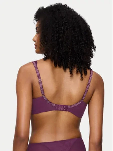 Triumph Nedrček s kostjo Wild Gardenia Florale vijolična