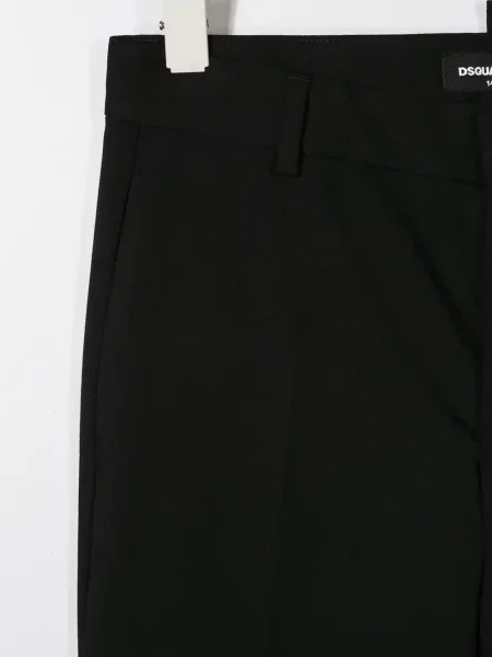 Dětské kalhoty Dsquared2 černé